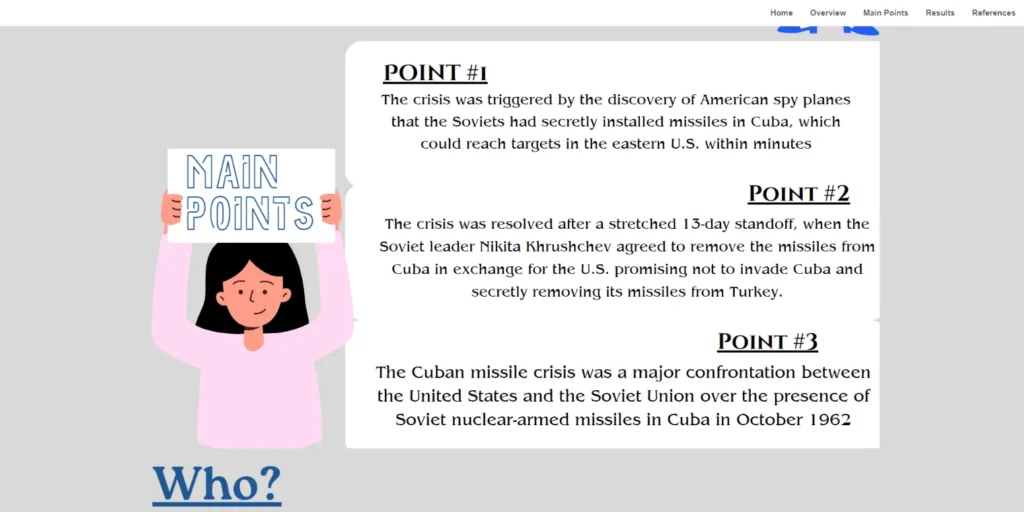 8th Grade Cuban Missile Crisis Website Design (Canva For Education) (03)