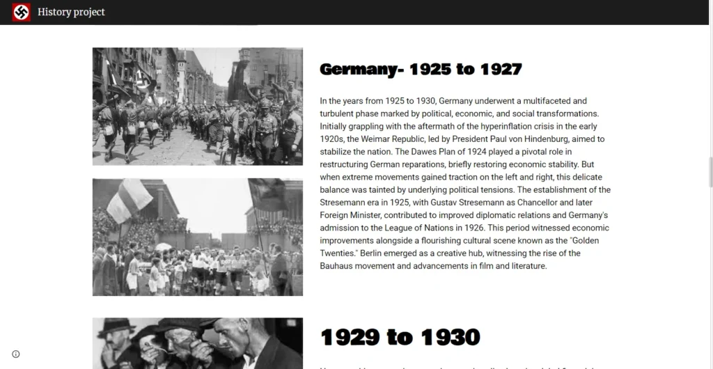 7th Grade History Project – WWII Germany (5)
