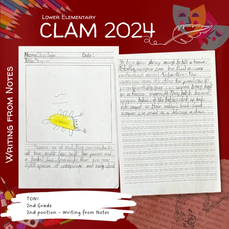 Lower Elementary CLAM Writing Awards Feature (10)